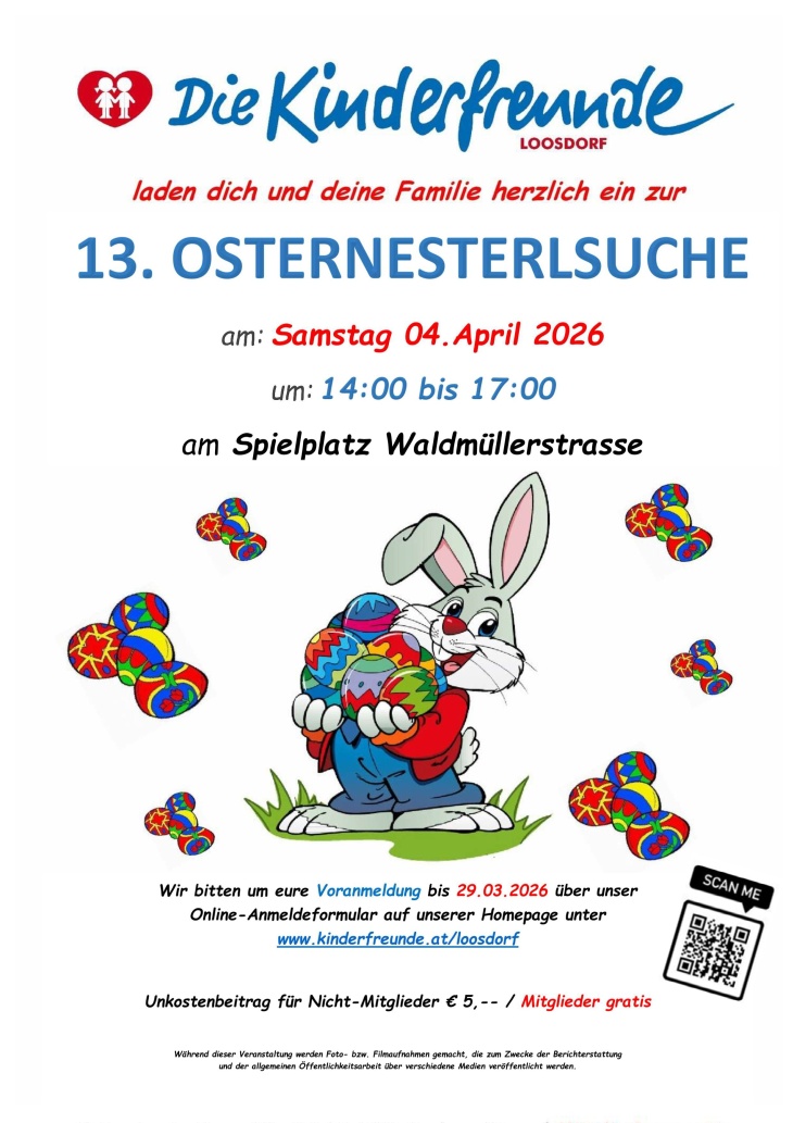 Einladung zur Osternesterlsuche 2026