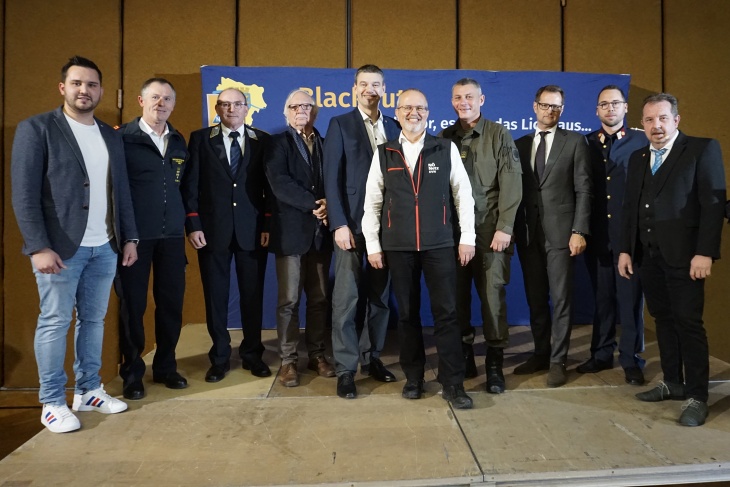 Mst. Kevin Hubmann, Johannes Wabro, Franz Lenk, DI Leopold Kraus, Bürgermeister Thomas Vasku, Konstantin de Martin, Michael Fuchs, Mag. Christoph Schuh, Julian Dengler, Thomas Hauser
