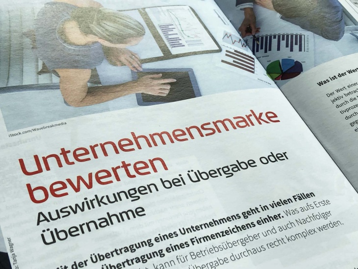 Beitragstitel Werbemonitor Unternehmensmarke bewerten