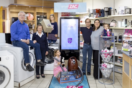 Familie Hauer im Geschäft